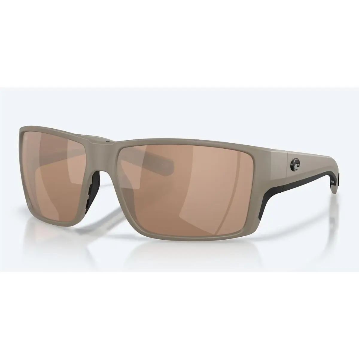 Costa Del Mar Reefton Pro Sand / Copper Silver Mirror Polarized Glass 580G