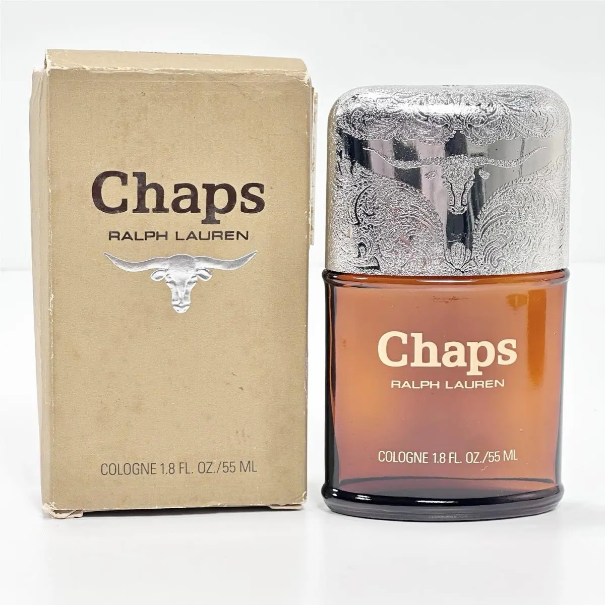 Chaps Ralph Lauren Cologne 1.8 oz Splash in Box 1980s Nos Vintage