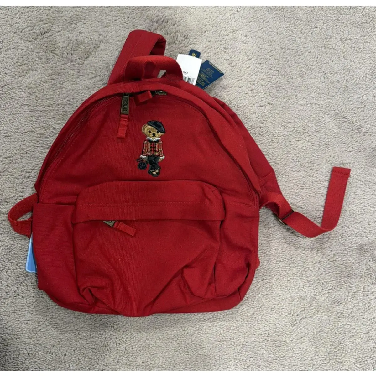 Polo  Park Avenue Bear Red FA24 Backpack by Ralph Lauren