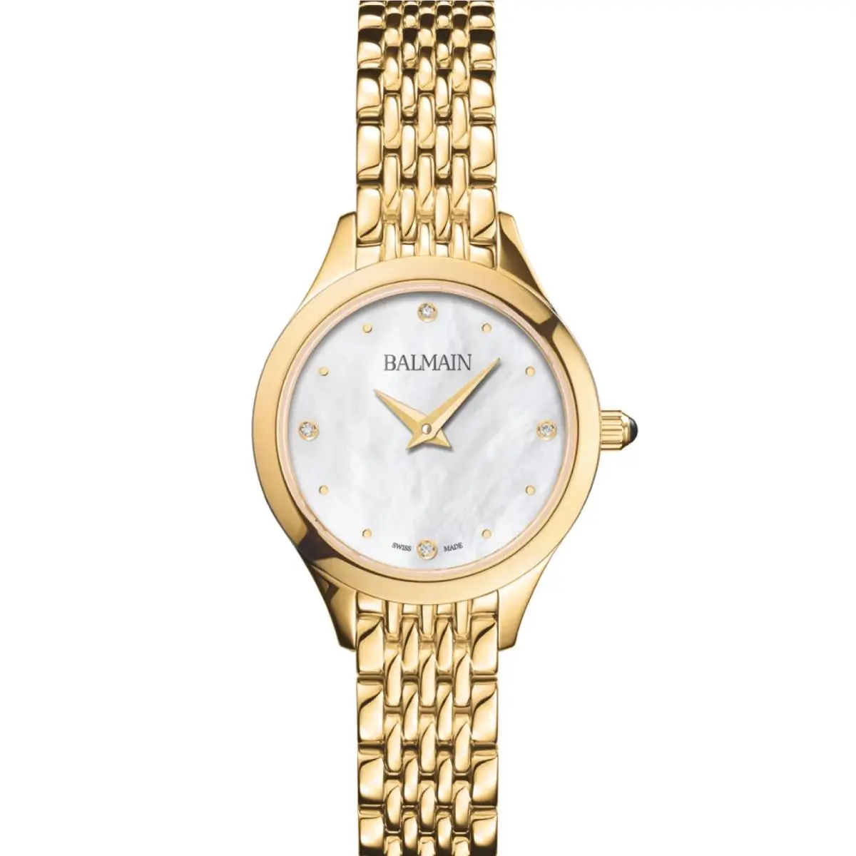 Balmain de Balmain 25mm White Mother of Pearl Dial Women`s Watch B49303385U