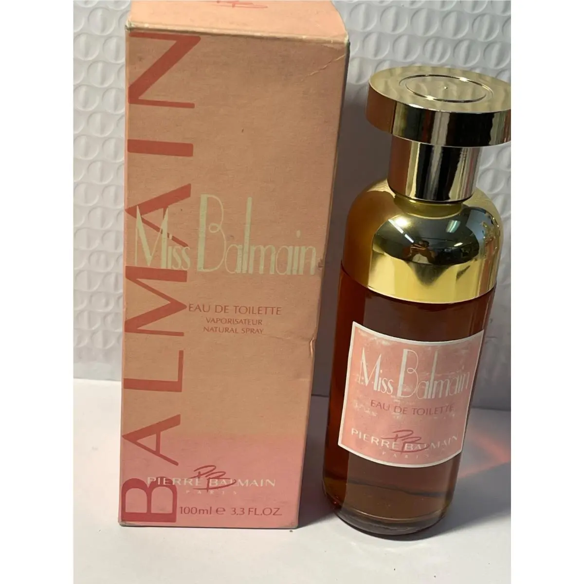 Miss Balmain 3.3oz 100ml Eau de Toilette Spray Hard TO Find