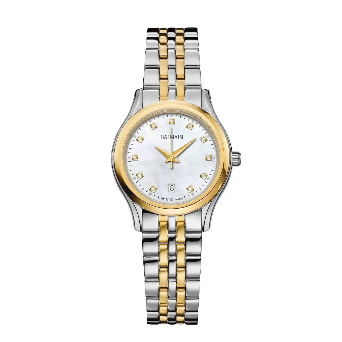 Balmain Beleganza 27.5mm Two-tone Diamond Women`s Watch B83423986