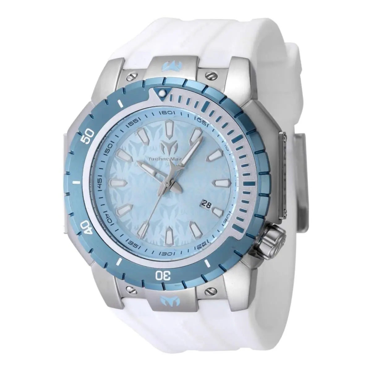 Technomarine Manta Men 48.90mm Steel + Steel Light Blue Dial PC32 Quartz