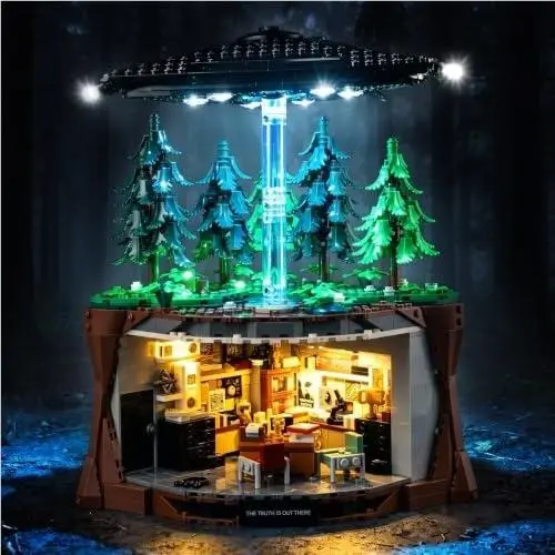 Led Light Kit For Lego 21369 The X-files - Touch Control and Dual-level Lighting 21369 Remote Control