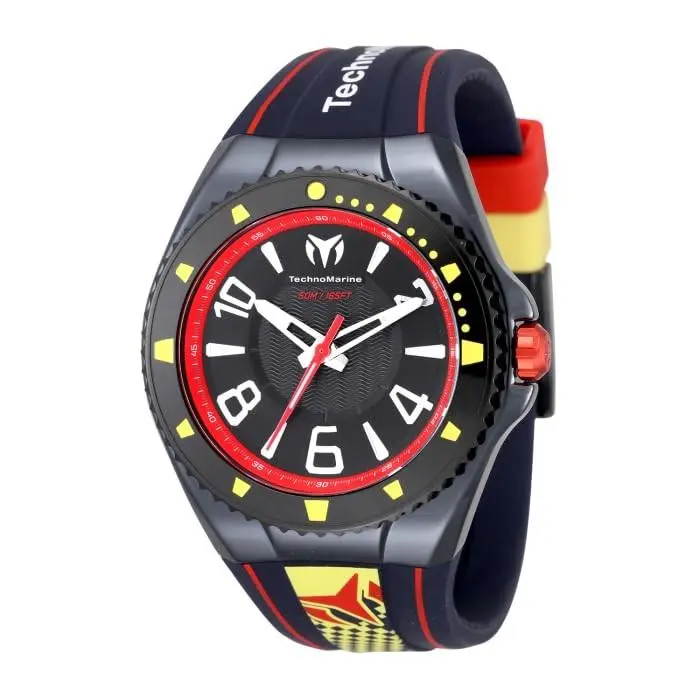 Technomarine Racing Legends Men 44.00mm Steel Black + Blue PC21 Quartz