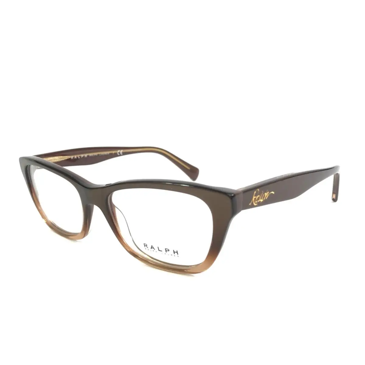Ralph Lauren Eyeglasses Frames RA7081 1581 Brown Fade Cat Eye Full Rim 51-16-140