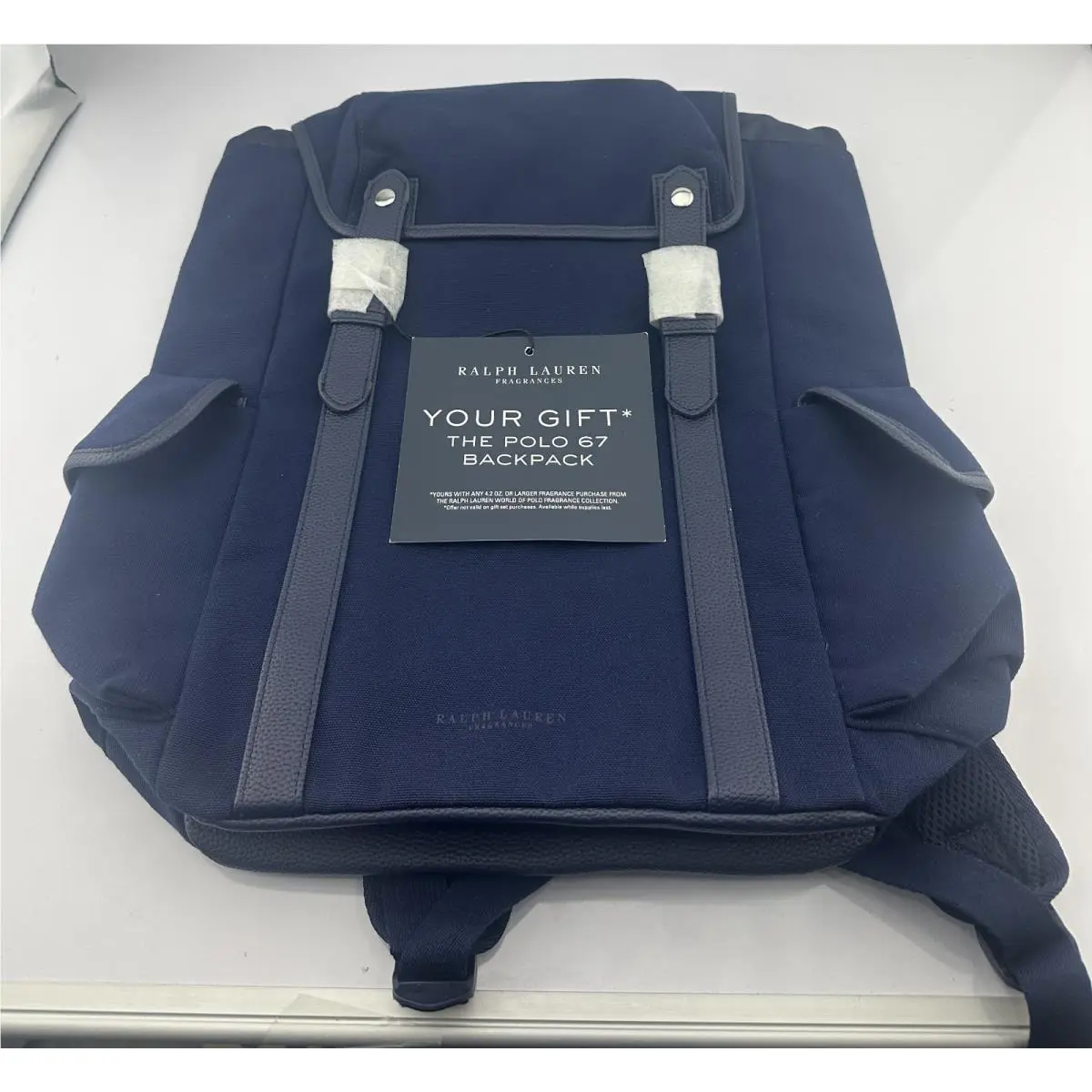 The Polo 67 Backpack Navy Blue by Ralph Lauren