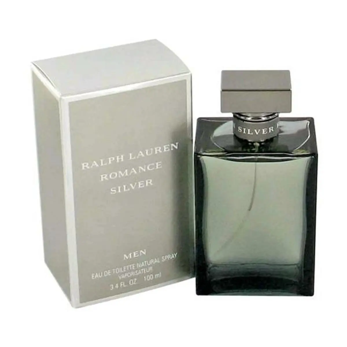 Romance Silver by Ralph Lauren For Men 3.4 oz Eau de Toilette Spray