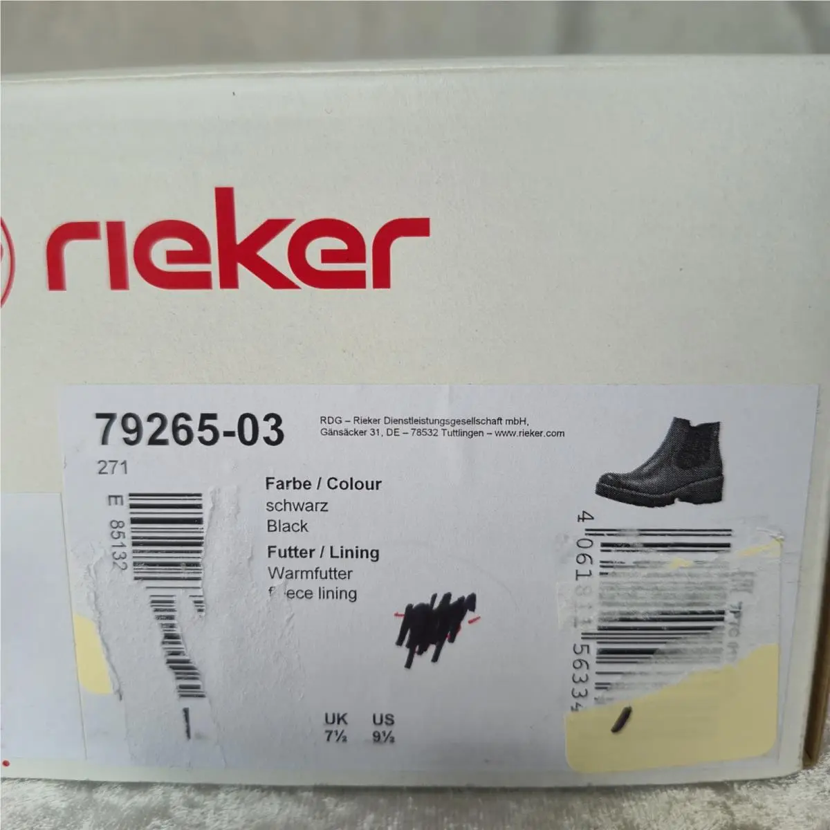 Rieker shoes - Amalia 65 - Amalia - Black 10