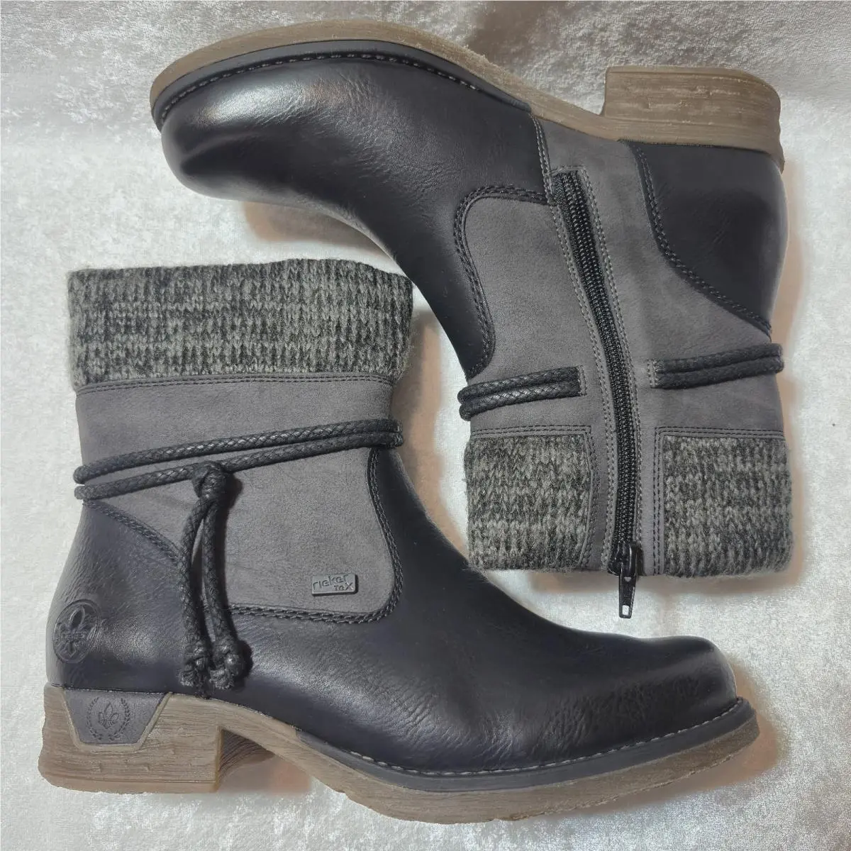 Rieker shoes - Rieker Fee 79688-25 - Fee - Black/Grey 7