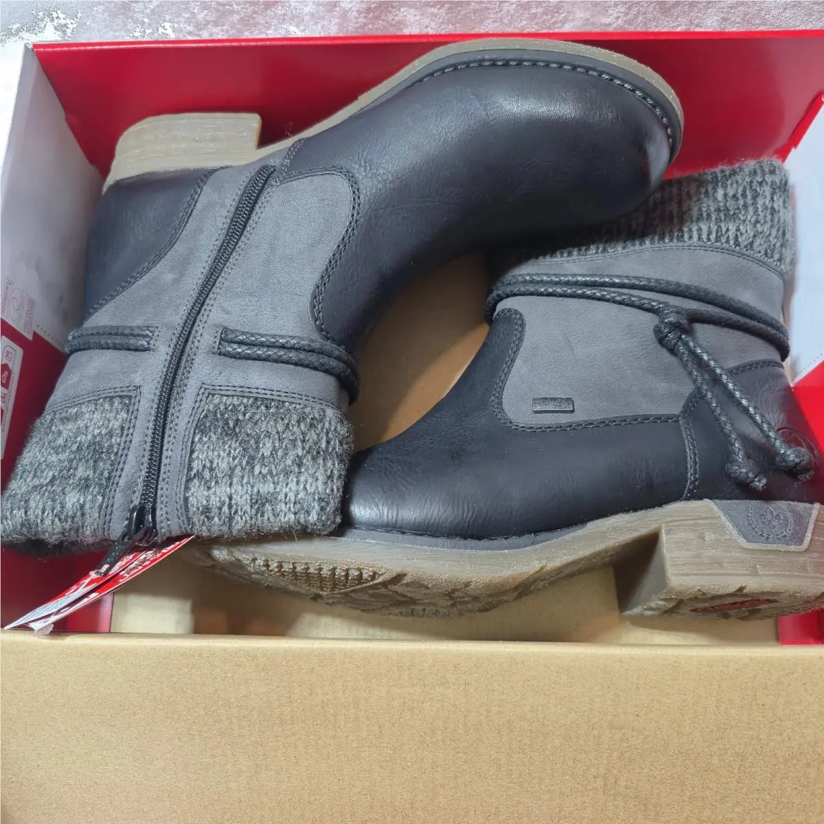 Rieker shoes - Rieker Fee 79688-25 - Fee - Black/Grey 12