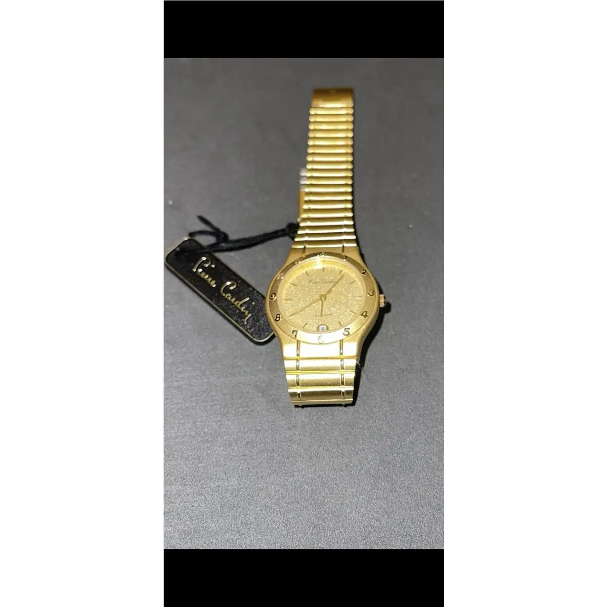 Vintage Pierre Cardin Goldtone Watch- Battery