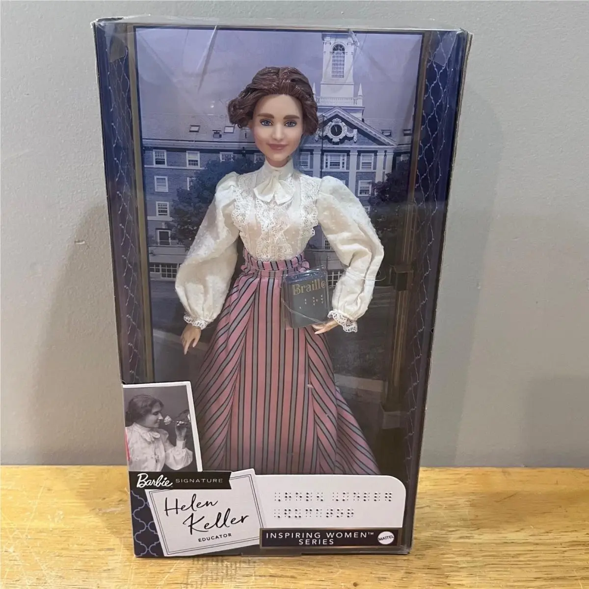 Barbie Signature Helen Keller Inspiring Women Series Doll Vtg Style GTJ78