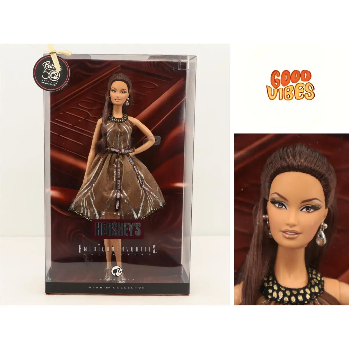 Mattel Hershey`s Barbie American Favorites N5004 Silver Label Nrfb