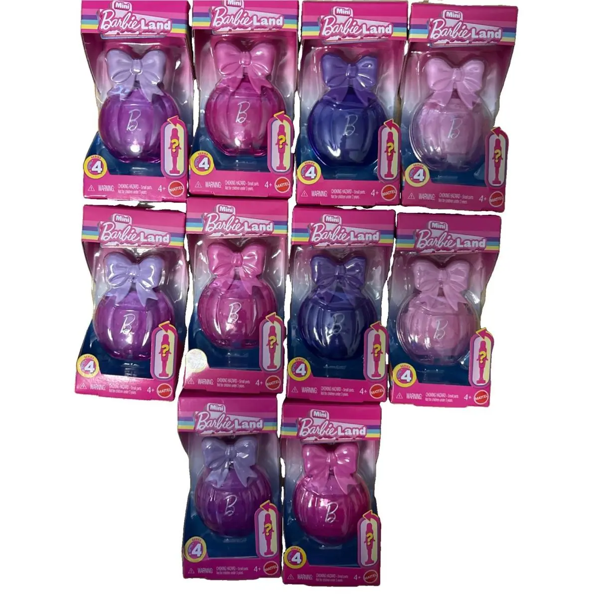 2026 Series 4 Mini Barbie Land Blind Box Figures Set Of 10 Dolls Different Codes