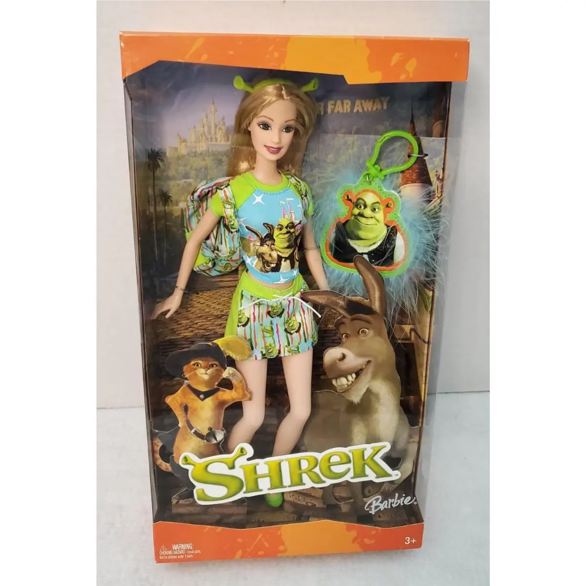 Barbie Shrek by Dreamworks with Keychain 2004 H1703 Nrfb