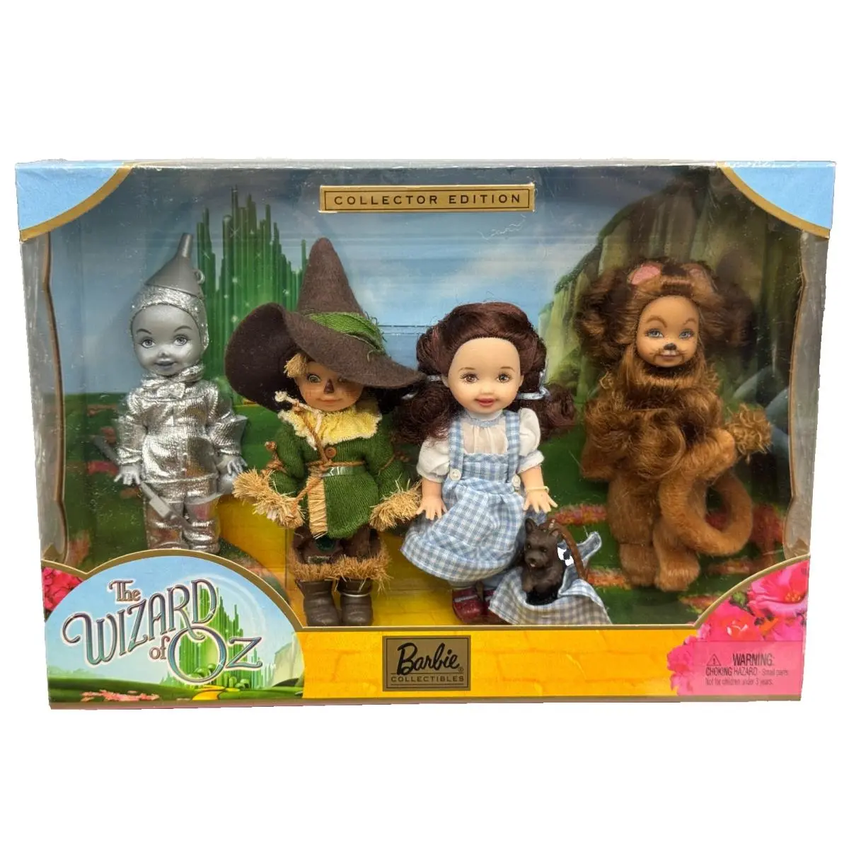 DS Barbie Doll 2003 The Wizard OF OZ Kelly Dorothy Tin Man Lion B2516