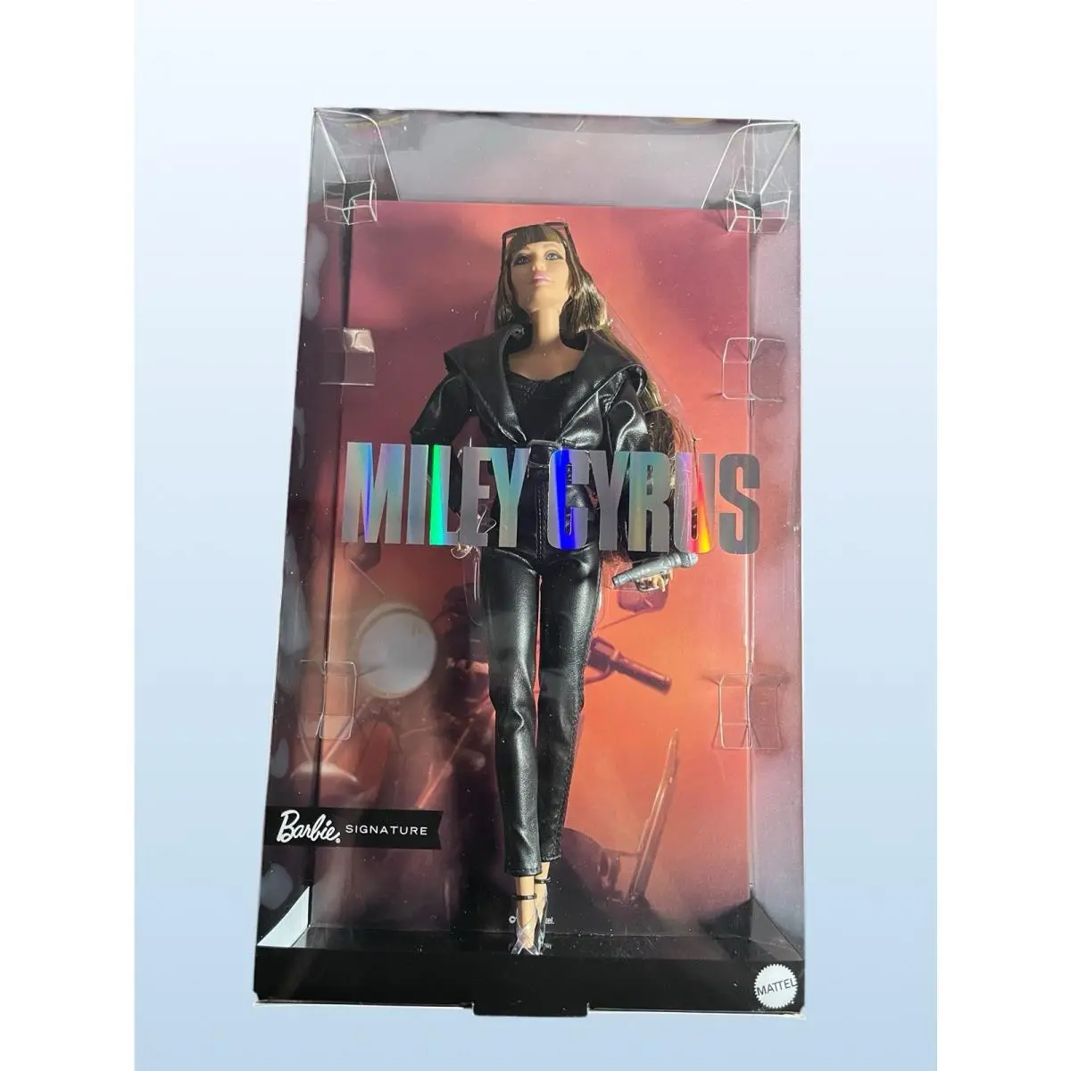 Barbie Signature Miley Cyrus Doll Mattel Collector Black Leather Outfit