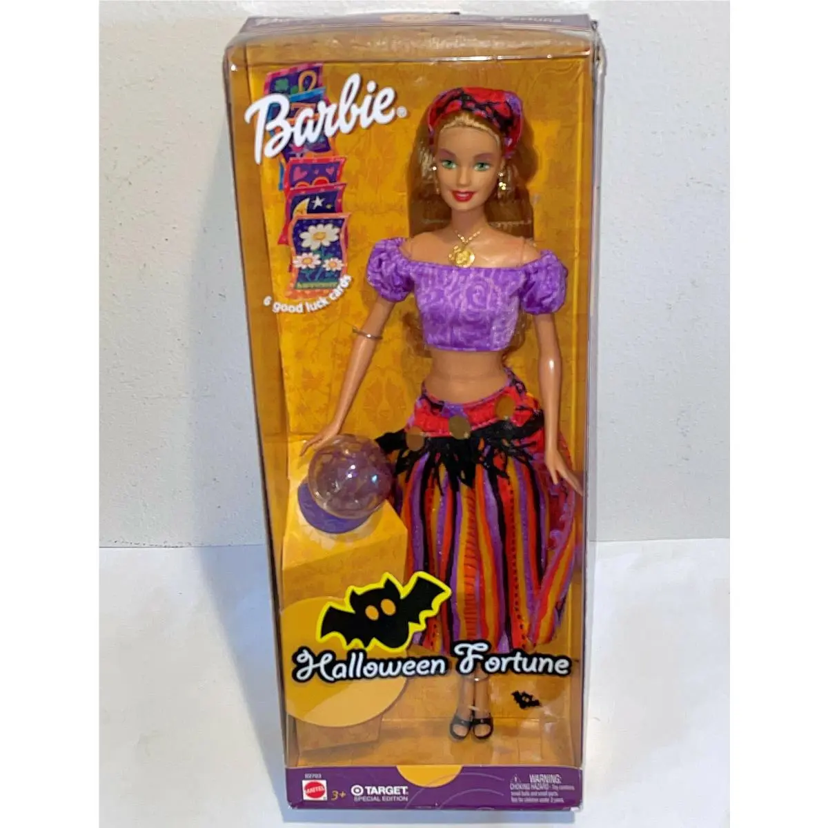 Target Halloween Princess Barbie Doll Fortune Teller 6 Cards Mattel
