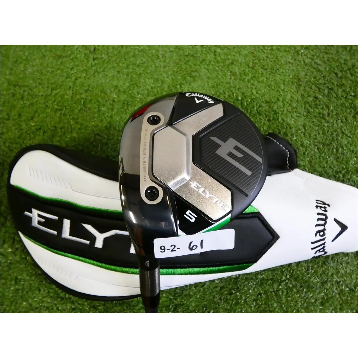 Callaway Elyte 18 Left Hand 5 Wood Denali Charcoal 60g 5.5 Regular with HC