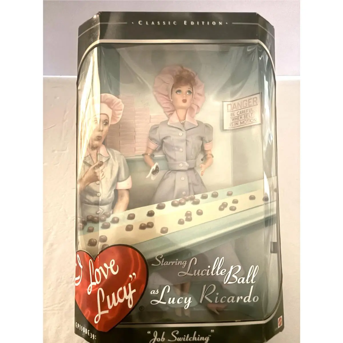 1998 Mattel I Love Lucy Job Switching Barbie Doll Nrfb Classic Edition Series