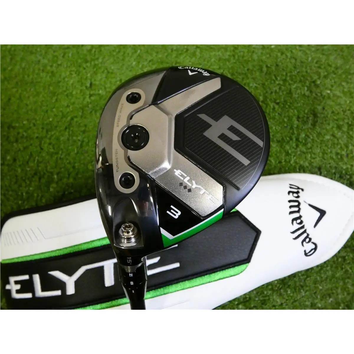 Callaway Elyte Triple D 15 Left Hand 3 Wood Tensei 1K Black 75 Stiff w HC