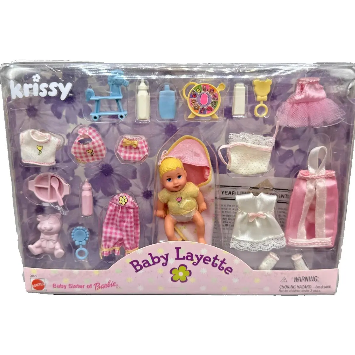 DS Barbie Doll 2001 Krissy Baby Layette 26572
