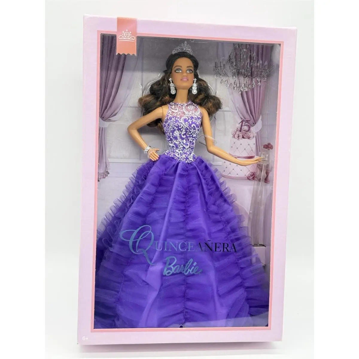 Barbie Quinceanera Doll DWF61 2016 Purple Gown Collector Nrfb