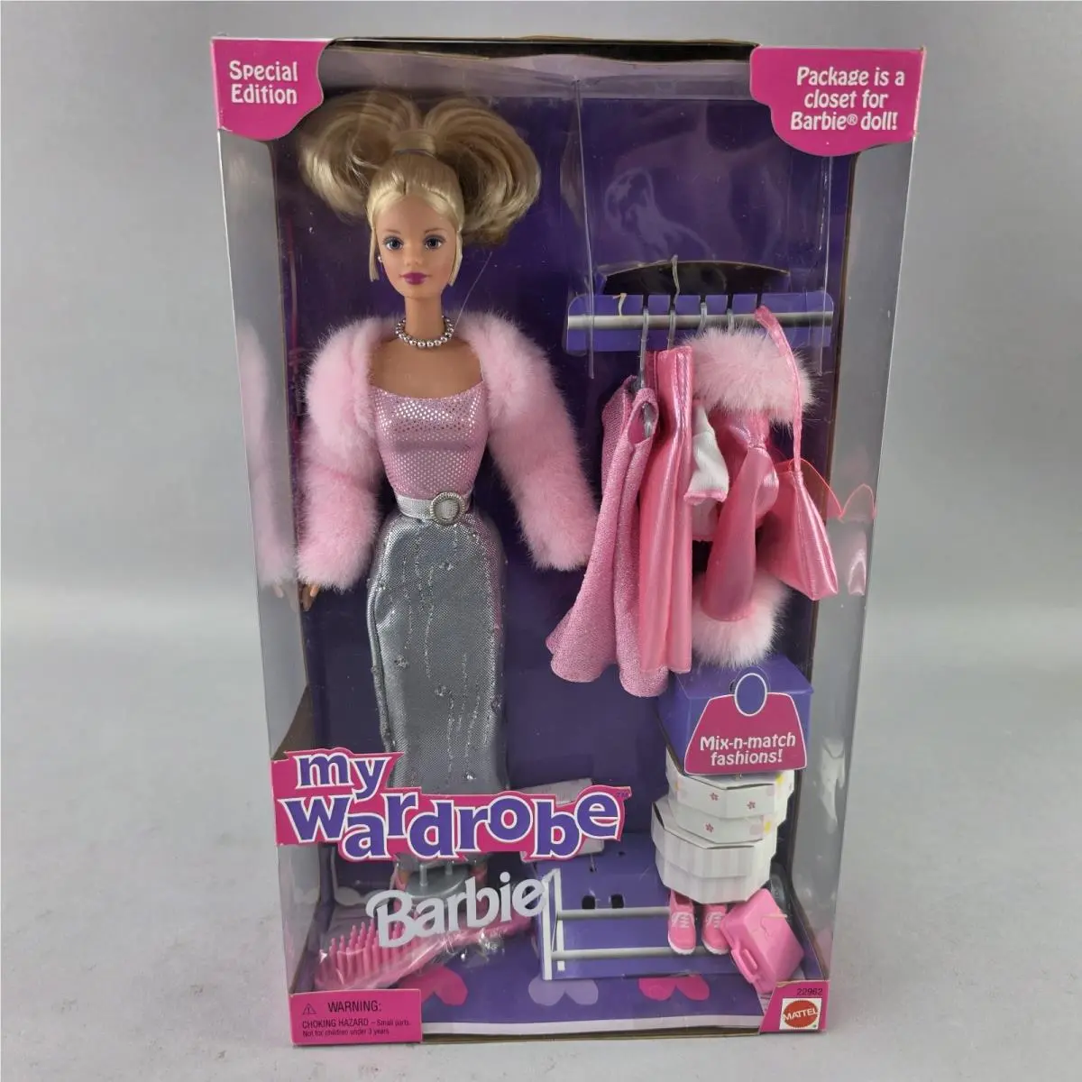 Vintage MY Wardrobe Barbie Doll Set Special Edition 1999 Mattel 22962