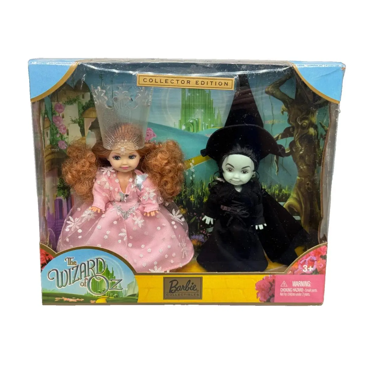 DS Barbie Doll 2003 The Wizard OF OZ Kelly Wicket Witch Glinda B8951