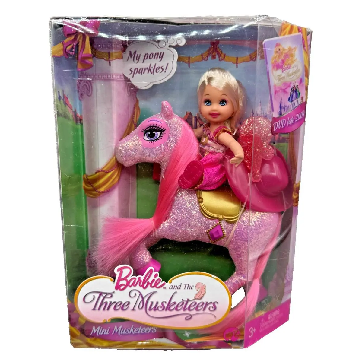 DS Barbie Doll 2008 and The Three Musketeers Pink Pony Kelly N8023