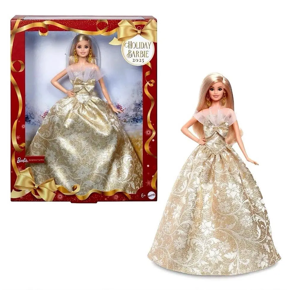 Barbie Signature 2025 Holiday Blonde Doll