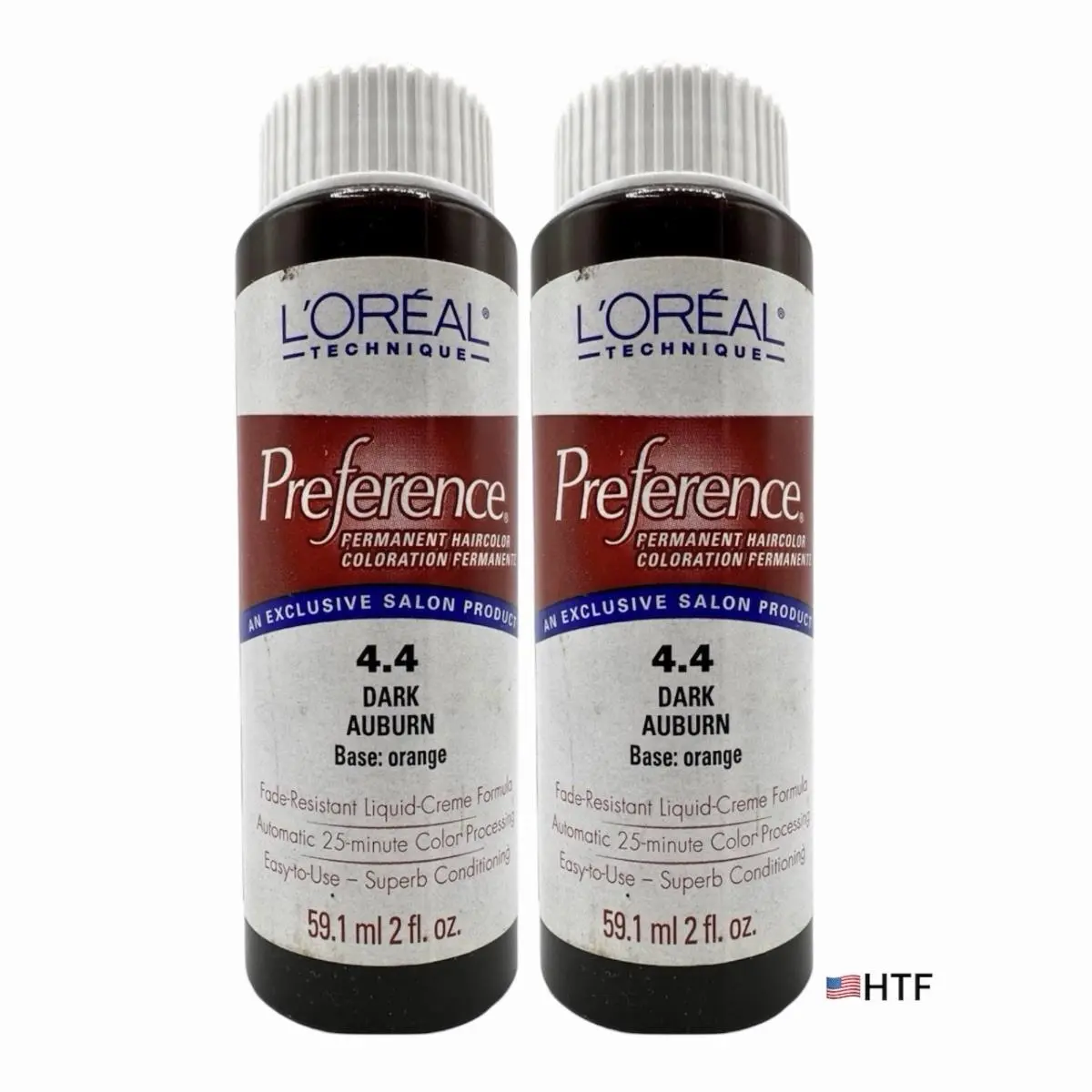 Loreal Preference Permanent Hair Color 4.4 Dark Auburn Base Orange 2oz L’oreal 2