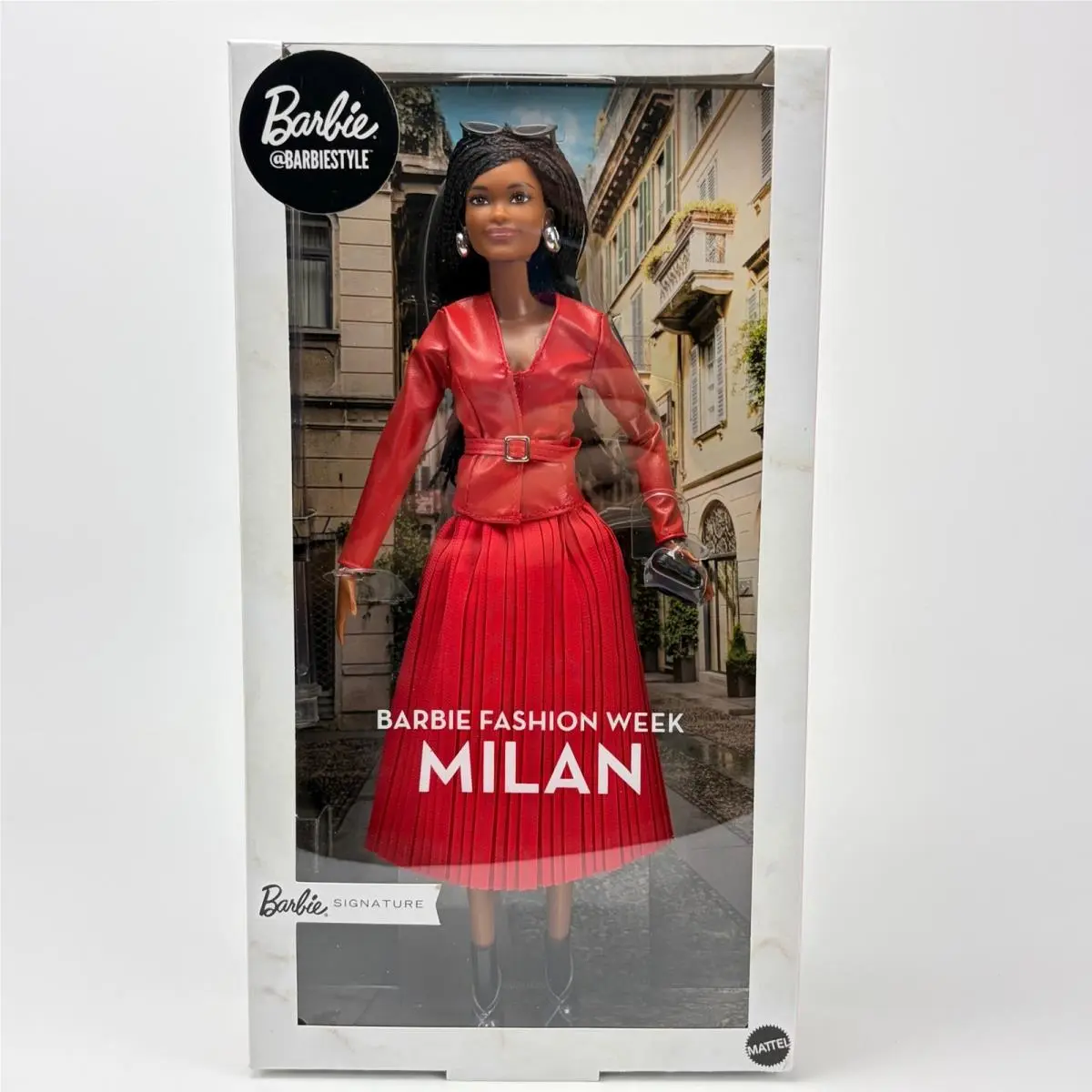 Barbie Signature Barbiestyle Fashion Week Milan Doll Red Outfit JJX31