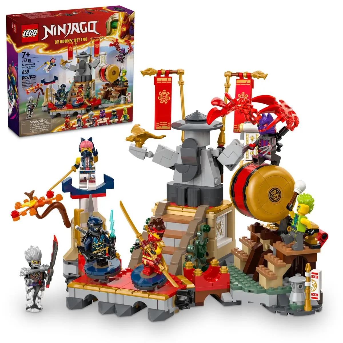 Lego Ninjago Tournament Battle Arena Playset with 6 Minifigures Multicolor