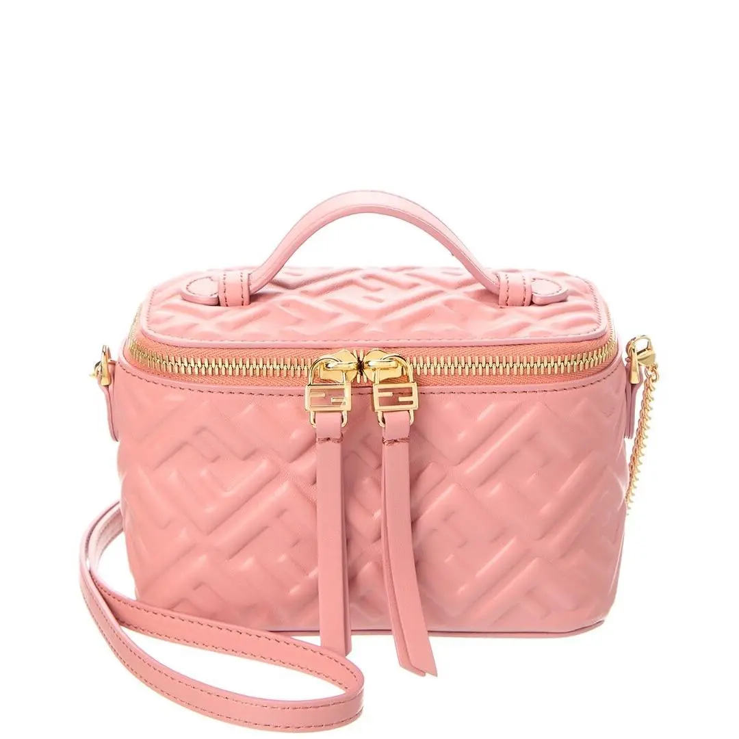 Fendi Ff Leather Vanity Case Women`s Ns