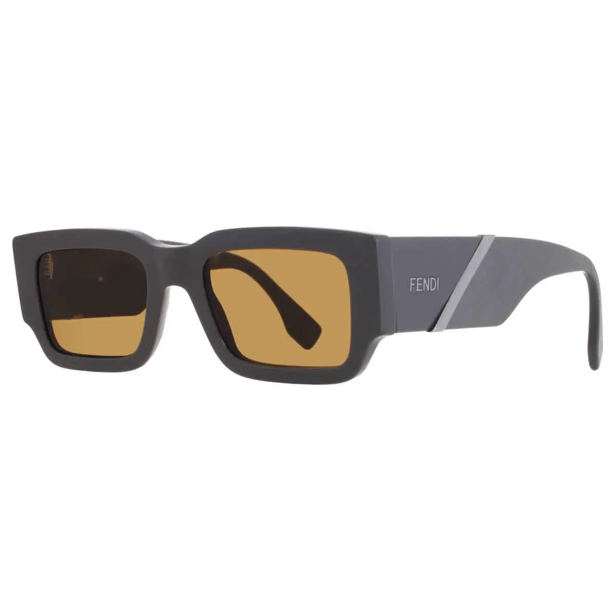 Fendi Brown Square Men`s Sunglasses FE40131I 20E 51 FE40131I 20E 51