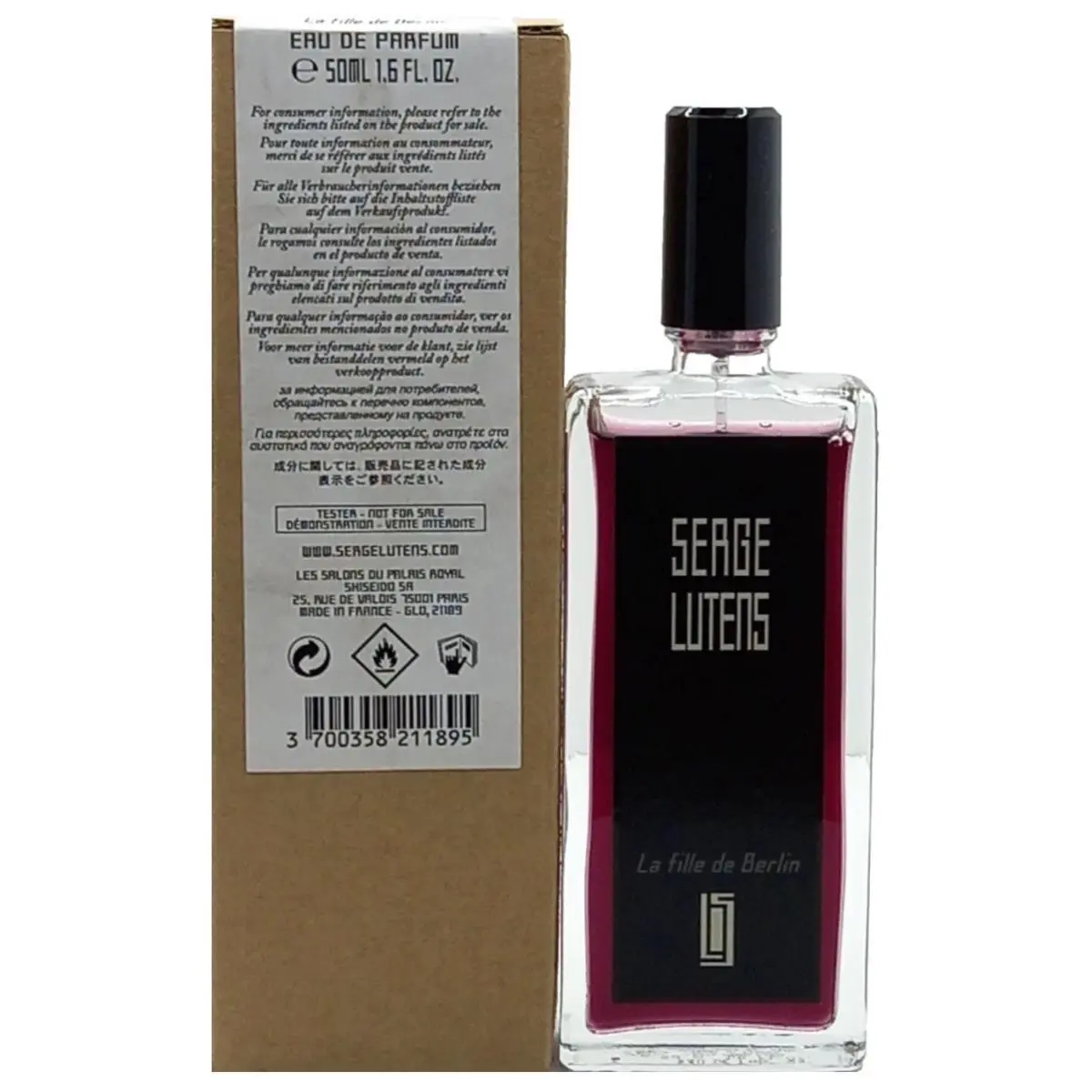 Serge Lutens La Fille De Berlin Eau De Parfum Spray Unisex 1.6 Oz / 50 ml