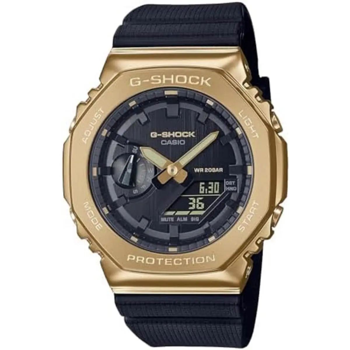 Casio G-shock Stay Gold Series Analog-digital Gold and Black Watch GM-2100G-1A9