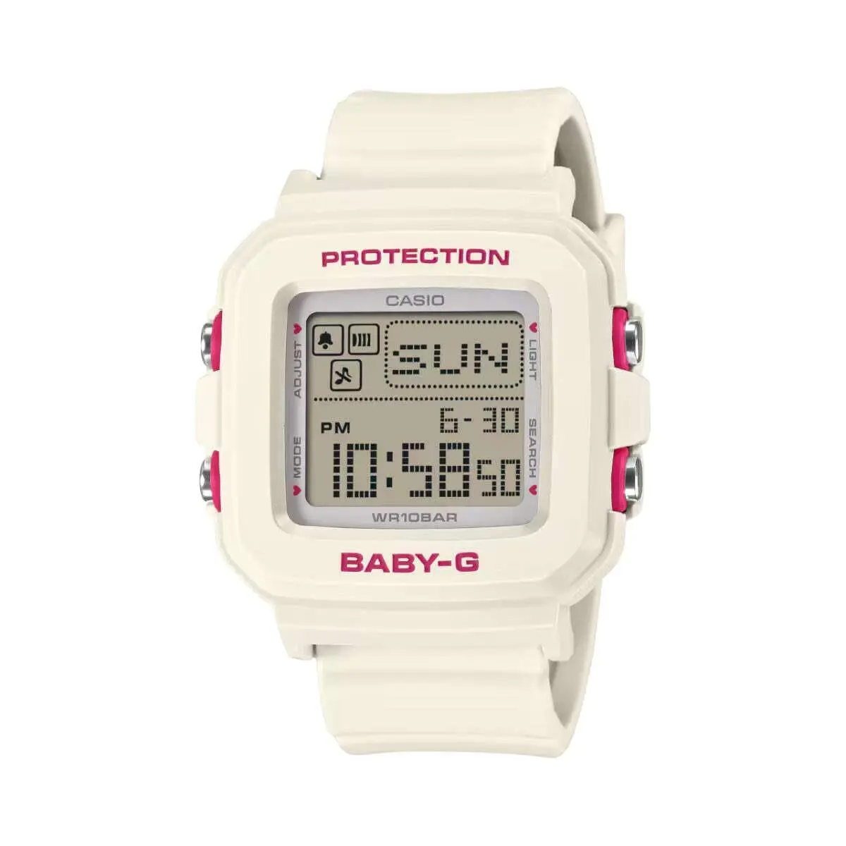 G-shock Women`s Casio Baby-g BGD-10 Series Digital Resin Strap Watch