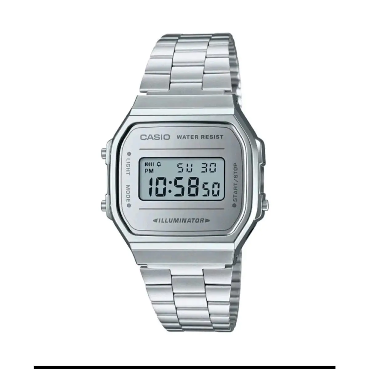 Casio Watch Vintage Unisex Adult Quartz Stainless Steel A168WEM-7EF