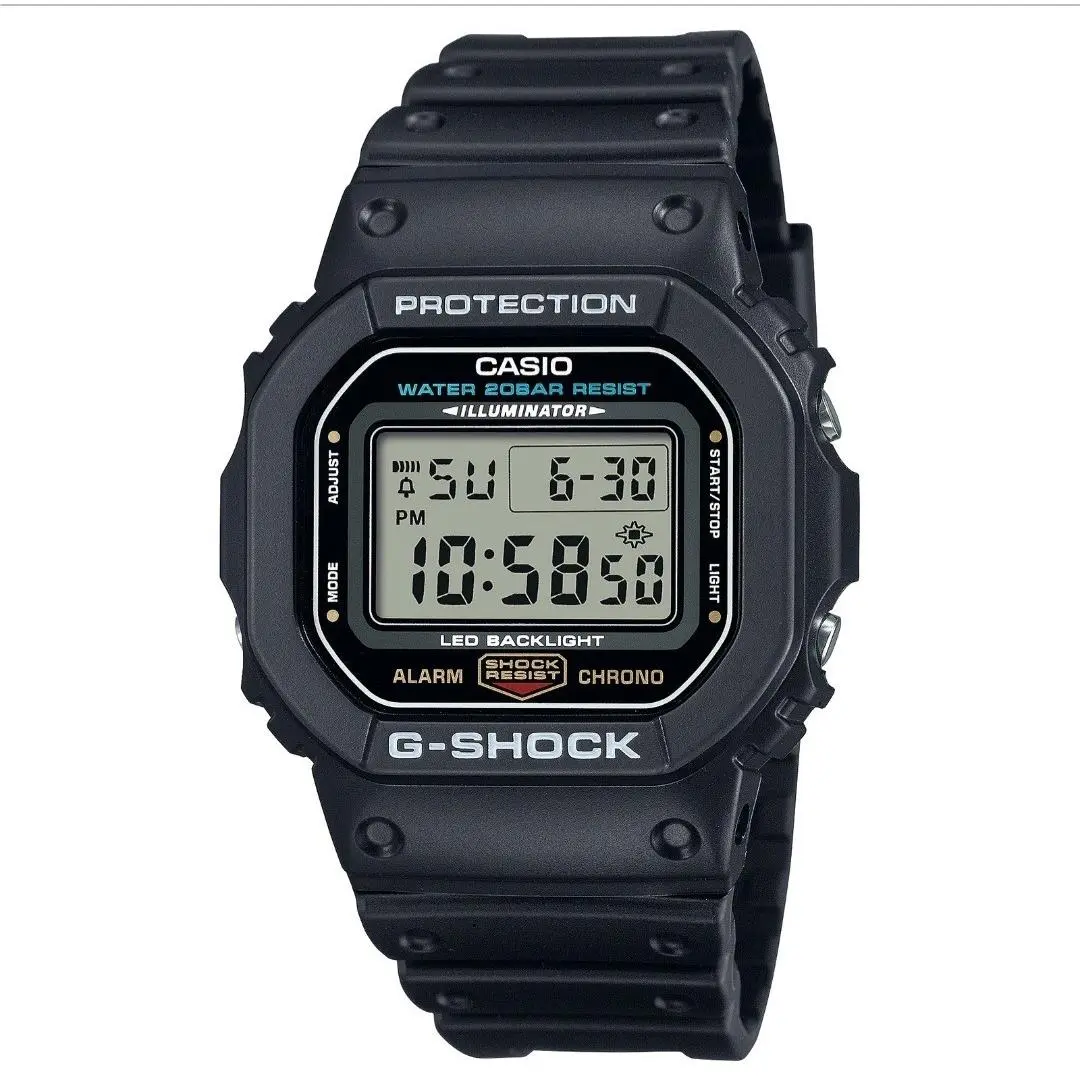 Casio Watch G-shock SDW-5600UE-1ER Men`s Chronograph Resin Band Dial Black 200 M