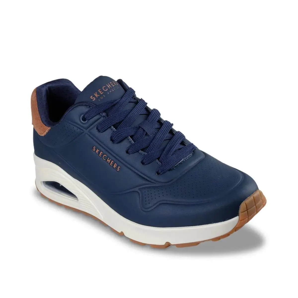 Man`s Athletic Sneakers Skechers Street Uno Suited On Air Sneaker