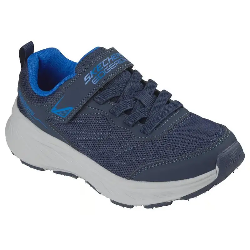Kids Skechers Edgeride Rush Point Navy Mesh Shoes
