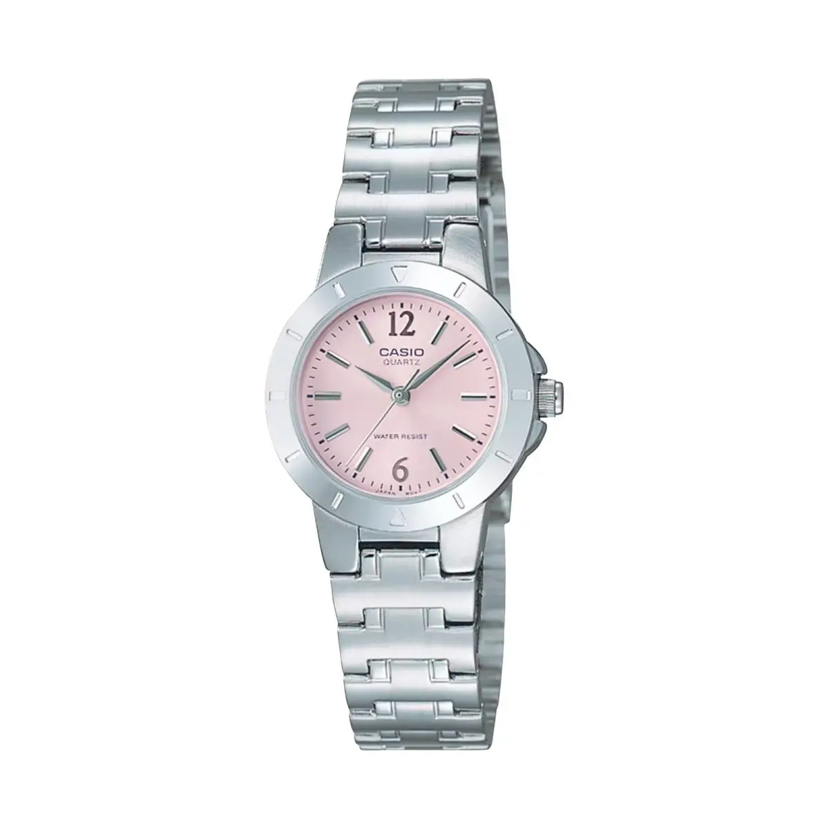 Casio Women’s Pink Dial Stainless Steel Bracelet Analog Watch - LTP-1177A-4A1