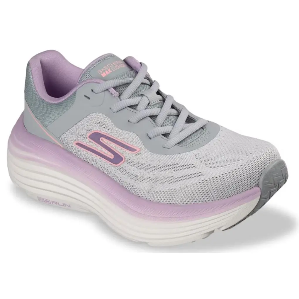 Womens Skechers Max Cushioning Endeavour Ardena Sneaker Gray Mesh Shoes