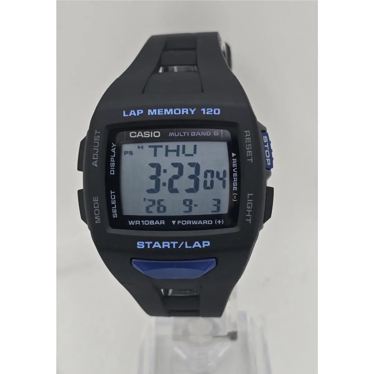 Casio STW-1000-1BJH Tough Solar Atomic Running Watch 45mm Jdm