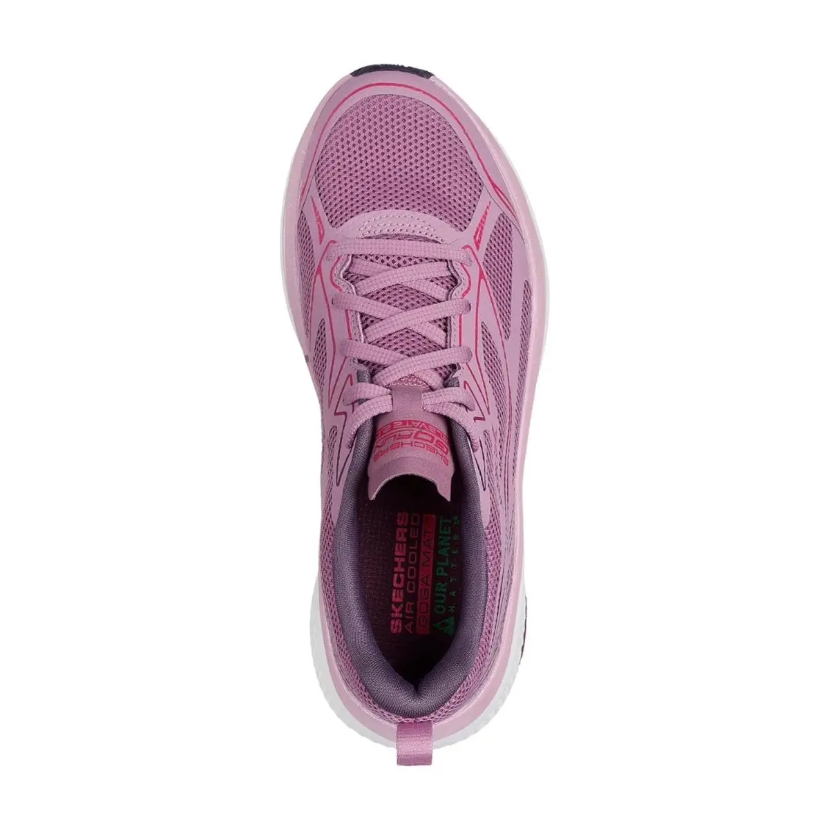 Skechers shoes - Black Synthetic/Purple Trim 10