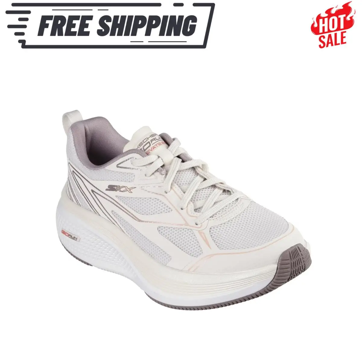 Skechers shoes - Black Synthetic/Purple Trim 11