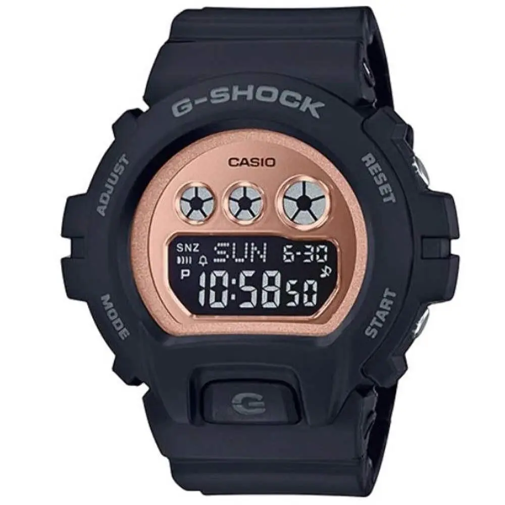 Casio G-shock S-series GMD-S6900MC-1 Black Rose Gold 200m Digital Watch